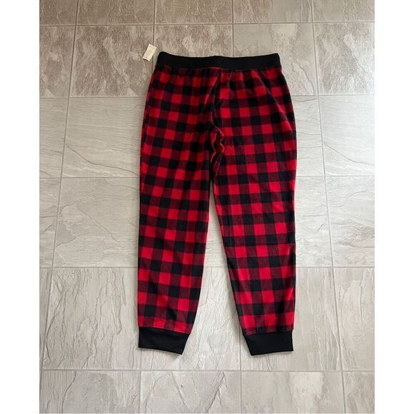 Aeropostale Red & Black Plaid Jogger Pajama Pants Woman’s Size XL NEW - Picture 6 of 6